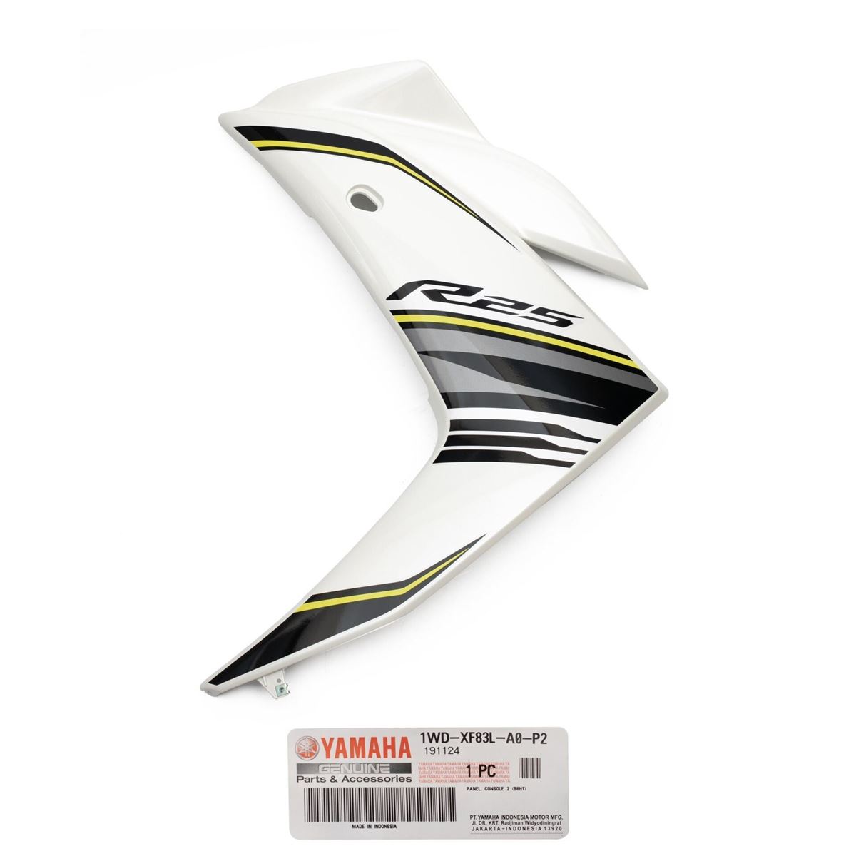 Yamaha R25 2015-2018 Ön Sol Yan Grenaj Beyaz resmi