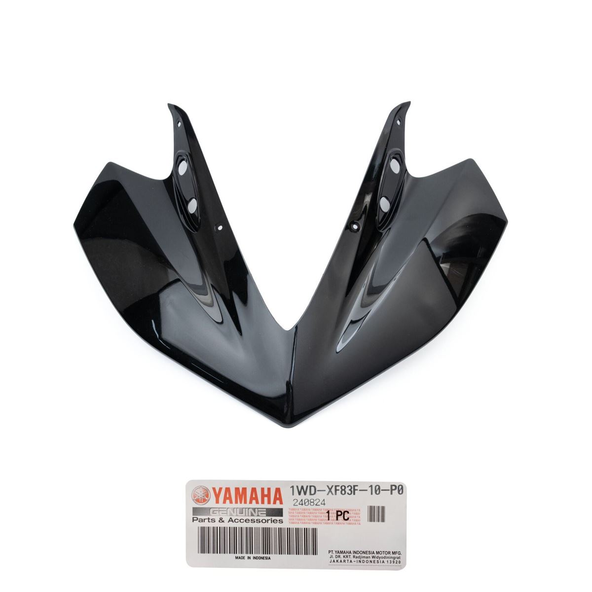 Yamaha R25 2015-2018 Parlak Siyah Kafa Grenajı resmi