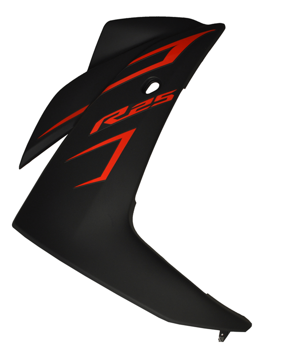 R25 SAĞ YAN GRANAJ MAT SİYAH 2015-2018 resmi